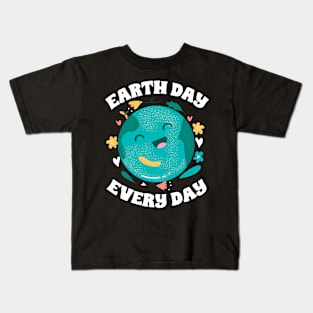 Earth Day Everyday Save The Planet Kids T-Shirt